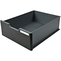 Exacompta Modulodoc Ecoblack - Cajón con frontal y porta-etiqueta- 110 mm- color negro